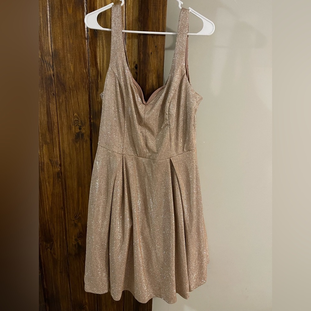 Rose gold dress